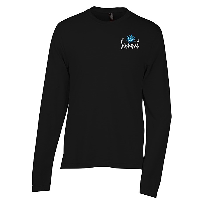 Custom Primease Tri-Blend Long Sleeve Tee - Men's - Embroidered