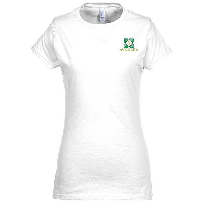 Custom Gildan Softstyle T-Shirt - Ladies' - Embroidered