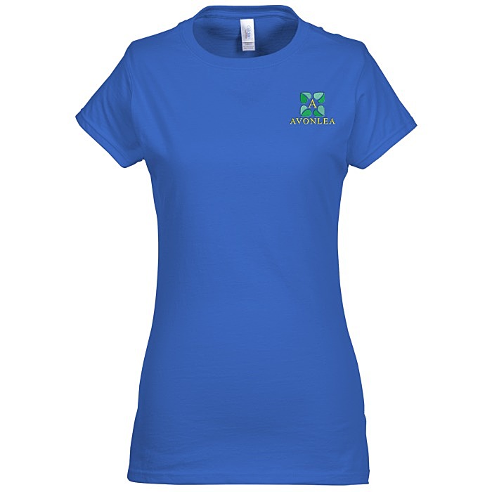 Custom Gildan Softstyle T-Shirt - Ladies' - Embroidered