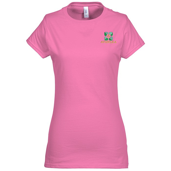 Custom Gildan Softstyle T-Shirt - Ladies' - Embroidered