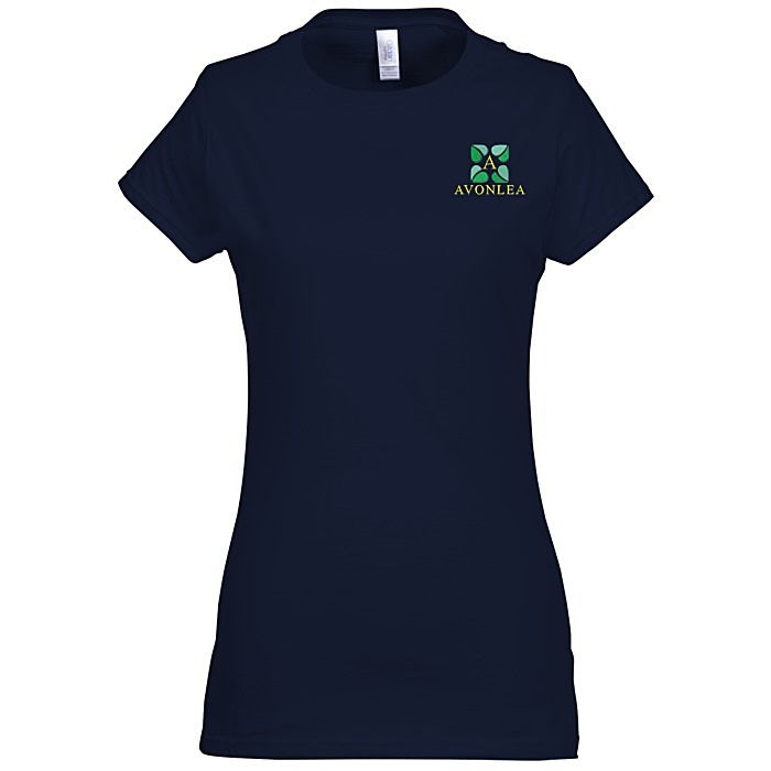 Custom Gildan Softstyle T-Shirt - Ladies' - Embroidered