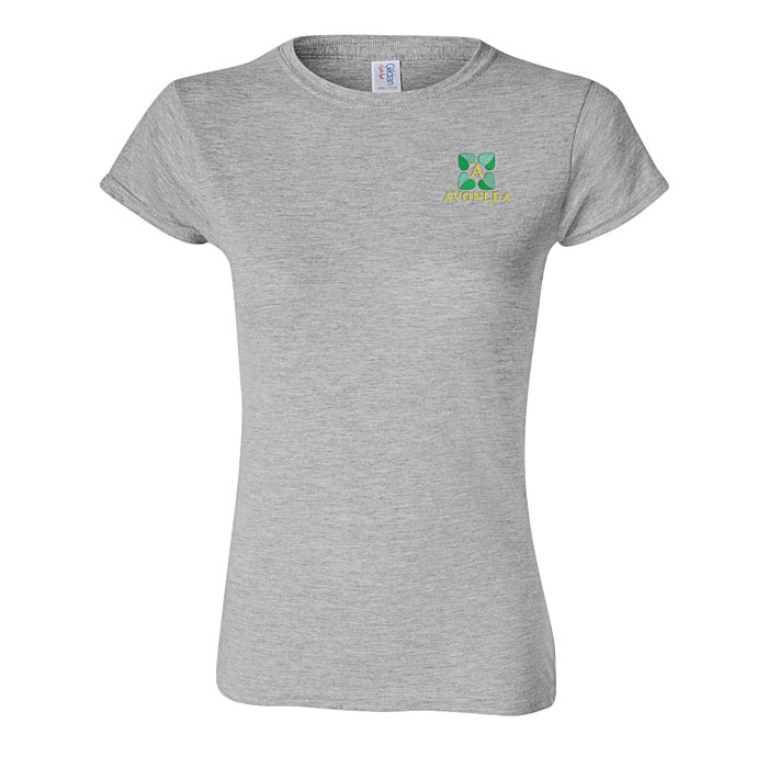 Custom Gildan Softstyle T-Shirt - Ladies' - Embroidered