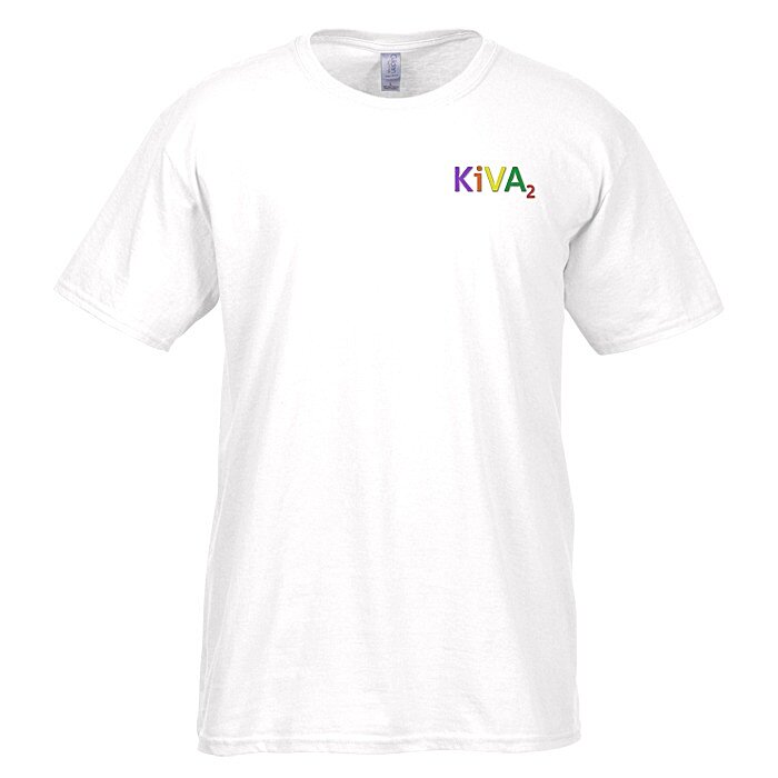 Custom Gildan Softstyle T-Shirt - Men's - Embroidered