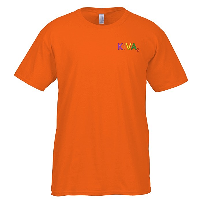 Custom Gildan Softstyle T-Shirt - Men's - Embroidered