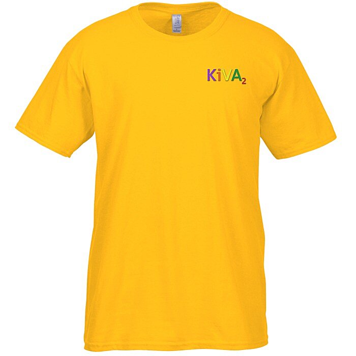 Custom Gildan Softstyle T-Shirt - Men's - Embroidered
