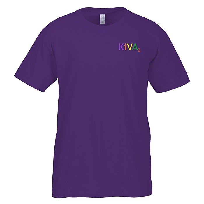 Custom Gildan Softstyle T-Shirt - Men's - Embroidered