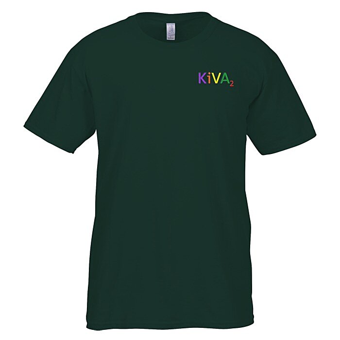 Custom Gildan Softstyle T-Shirt - Men's - Embroidered
