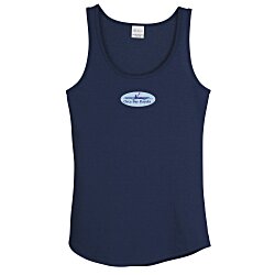 Custom Everyday Cotton Tank Top - Ladies' - Colours - Embroidered