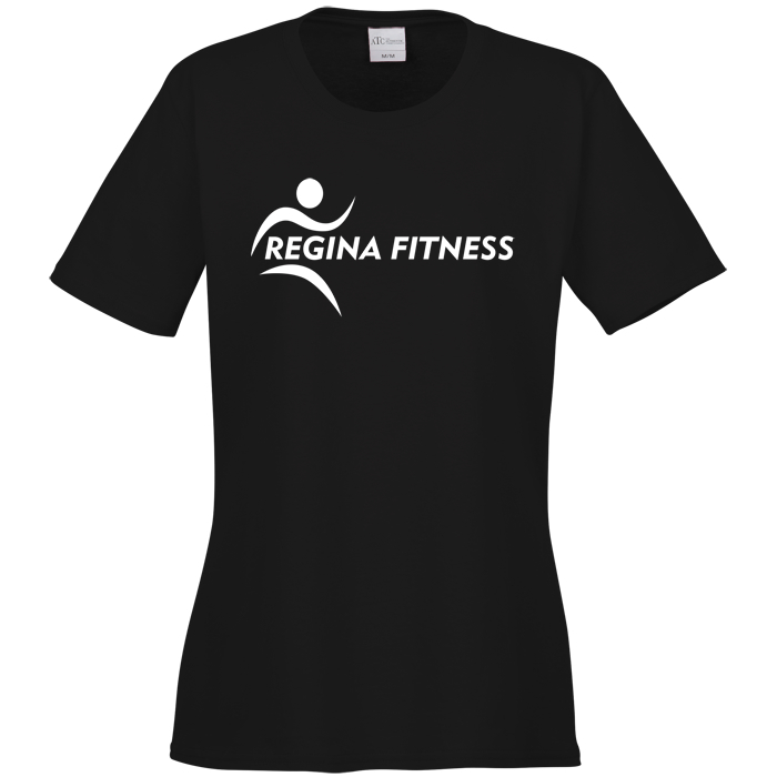 Custom Everyday Cotton T-Shirt - Ladies' - Colours - Screen