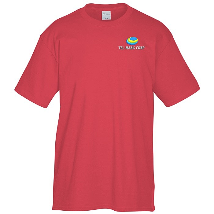 Custom Everyday Cotton T-Shirt - Men's - Colours - Embroidered