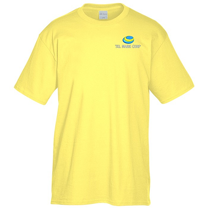 Custom Everyday Cotton T-Shirt - Men's - Colours - Embroidered