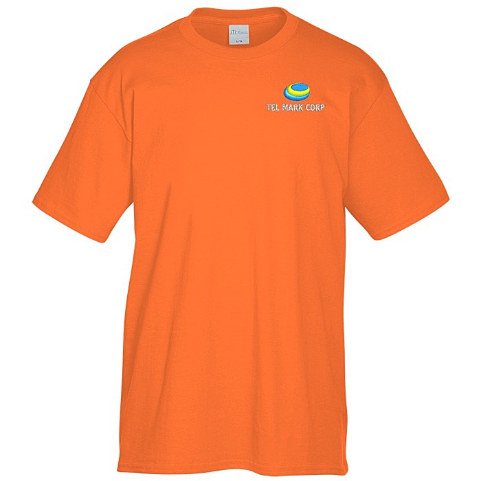 Custom Everyday Cotton T-Shirt - Men's - Colours - Embroidered