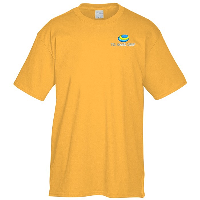 Custom Everyday Cotton T-Shirt - Men's - Colours - Embroidered