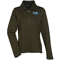 Custom Stratton Wool Blend 1/2-Zip Knit Pullover - Ladies'