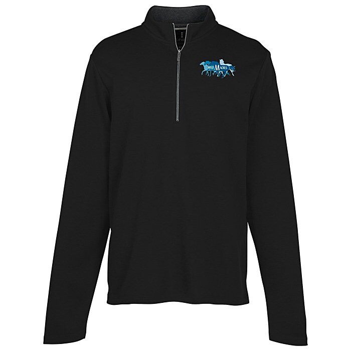 Custom Stratton Wool Blend 1/4-Zip Knit Pullover - Men's