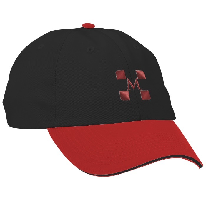 Custom Brushed Cotton Twill Sandwich Cap - Two Tone - 24 hr