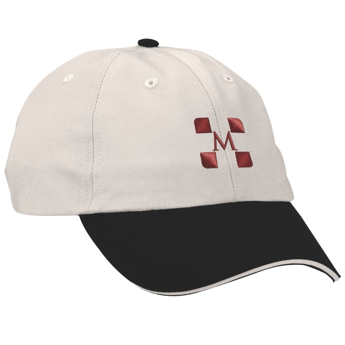 Custom Brushed Cotton Twill Sandwich Cap - Two Tone - 24 hr