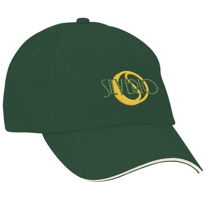 Custom Brushed Cotton Twill Sandwich Cap - Solid - 24 hr
