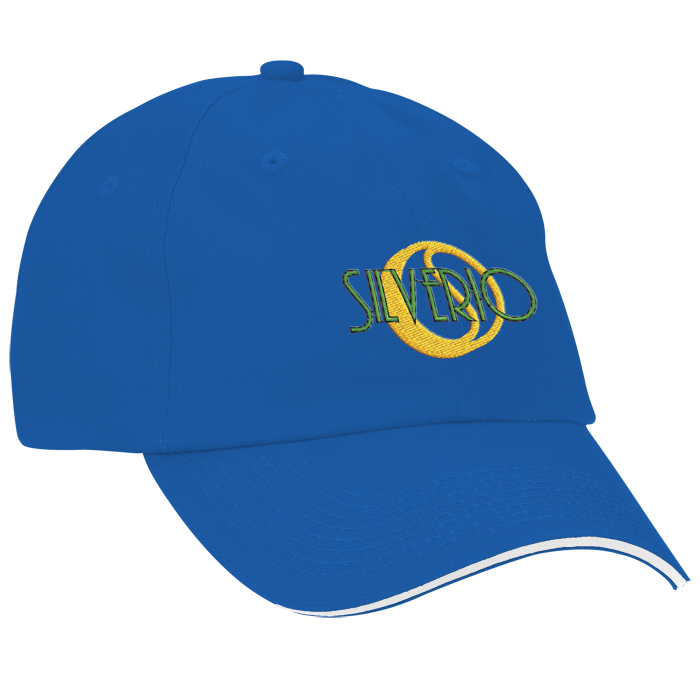 Custom Brushed Cotton Twill Sandwich Cap - Solid - 24 hr