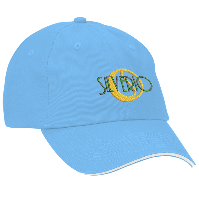 Custom Brushed Cotton Twill Sandwich Cap - Solid - 24 hr
