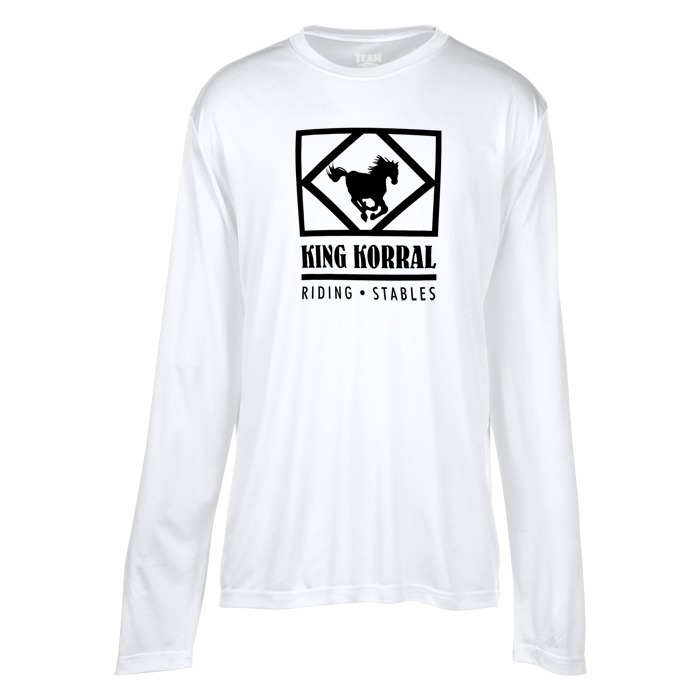 Custom Zone Performance Long Sleeve Tee - Men's - Screen