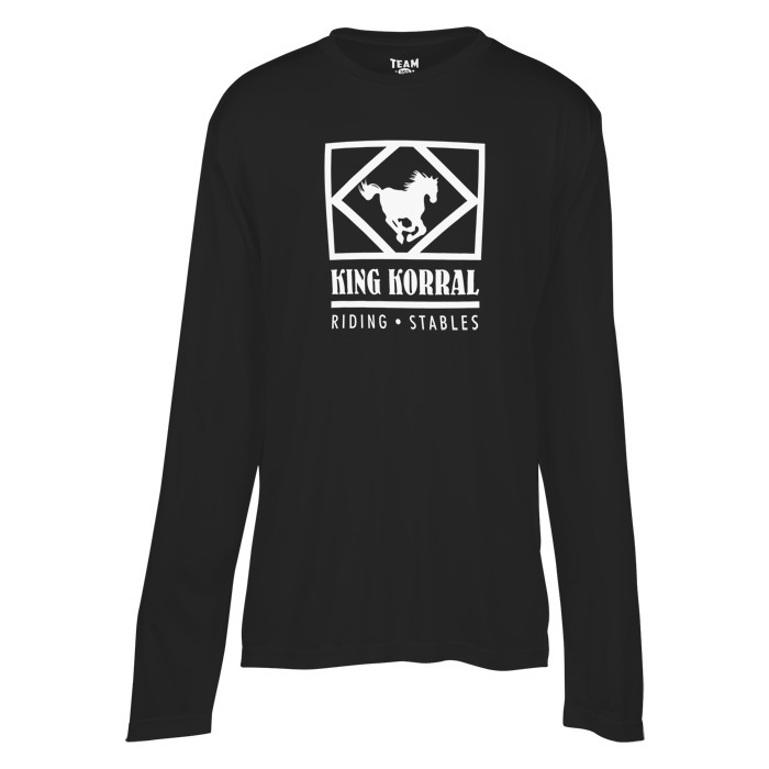Custom Zone Performance Long Sleeve Tee - Men's - Screen
