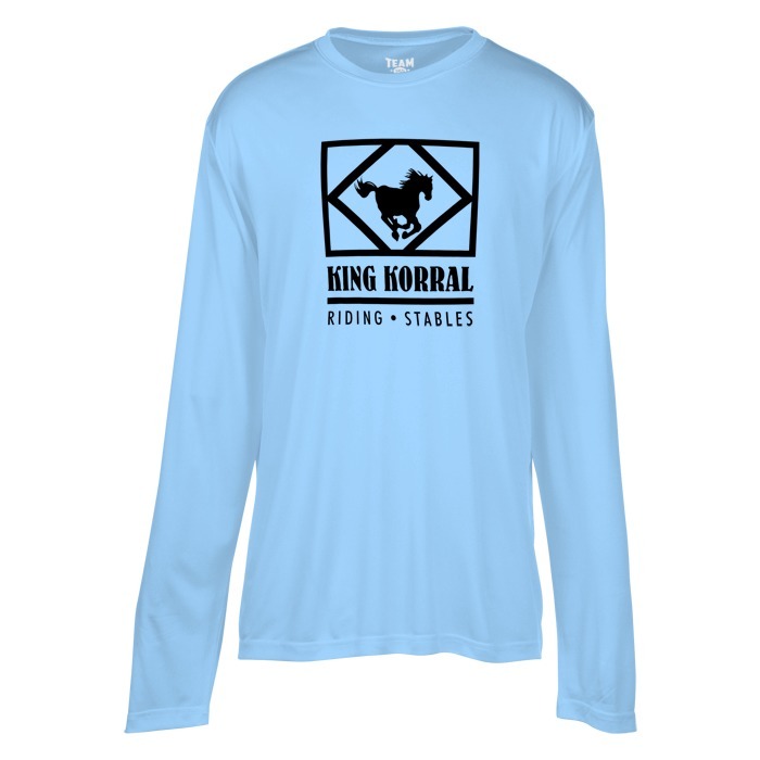 Custom Zone Performance Long Sleeve Tee - Men's - Screen