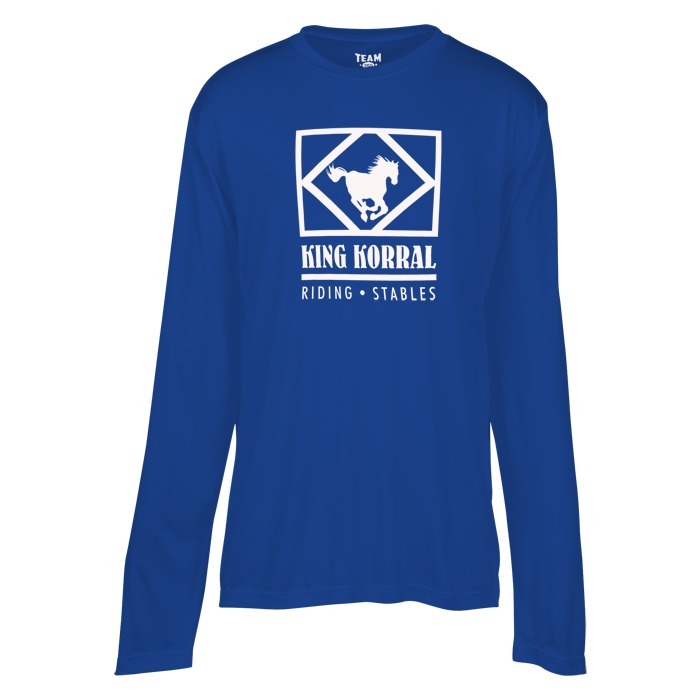 Custom Zone Performance Long Sleeve Tee - Men's - Screen