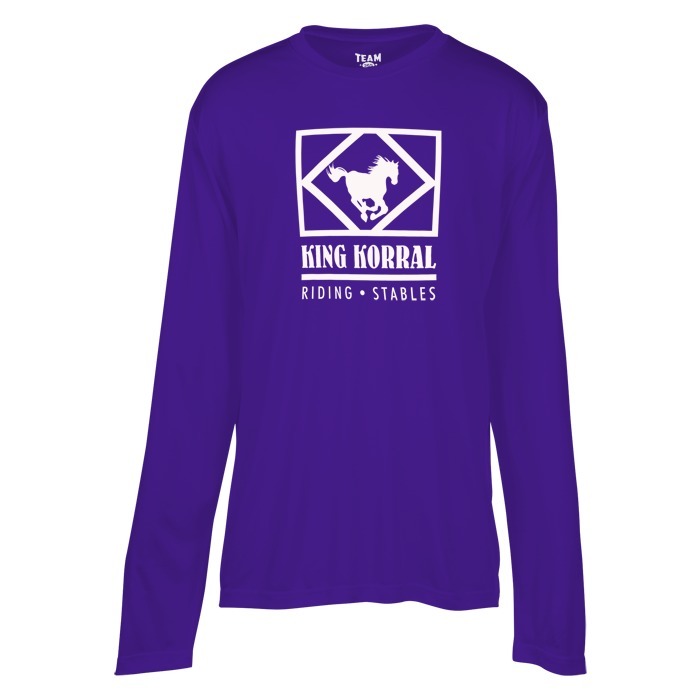 Custom Zone Performance Long Sleeve Tee - Men's - Screen
