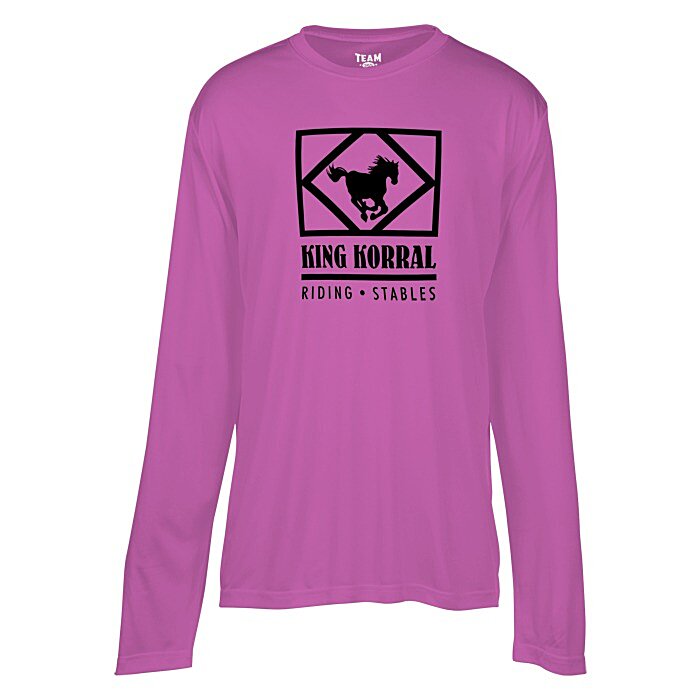 Custom Zone Performance Long Sleeve Tee - Men's - Screen