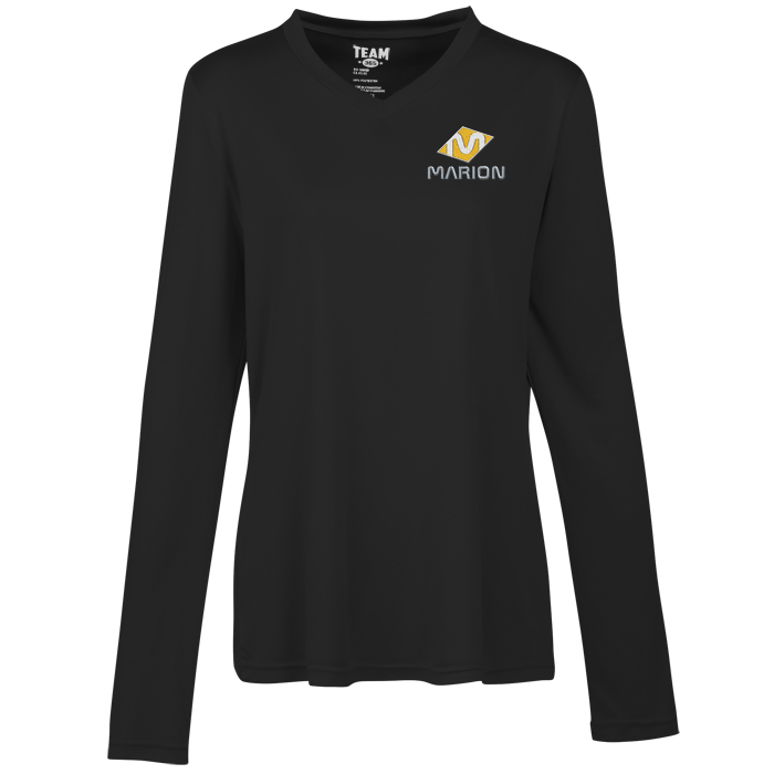 Custom Zone Performance Long Sleeve Tee - Ladies' - Embroidered
