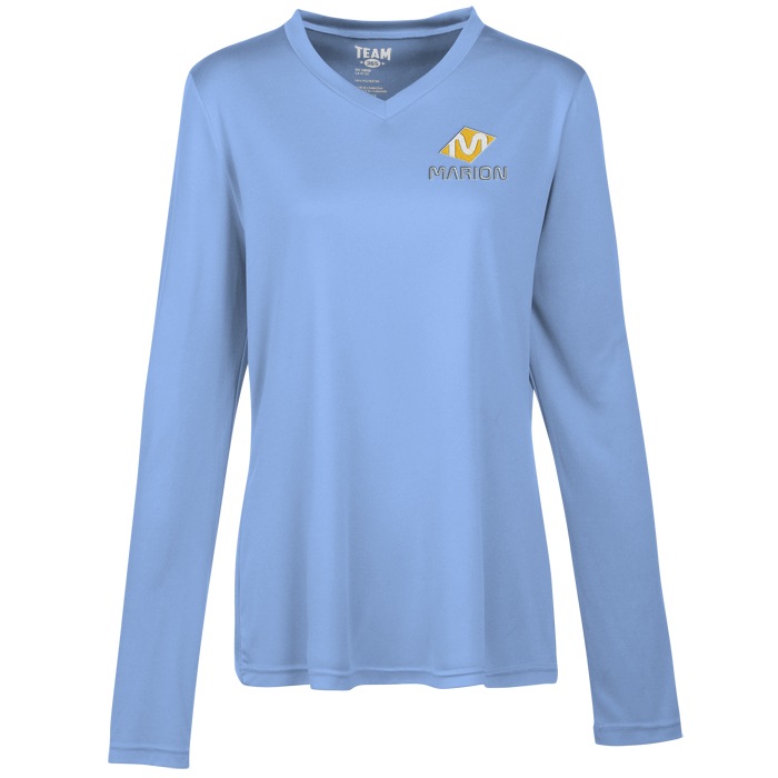 Custom Zone Performance Long Sleeve Tee - Ladies' - Embroidered