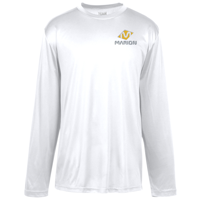 Custom Zone Performance Long Sleeve Tee - Men's - Embroidered