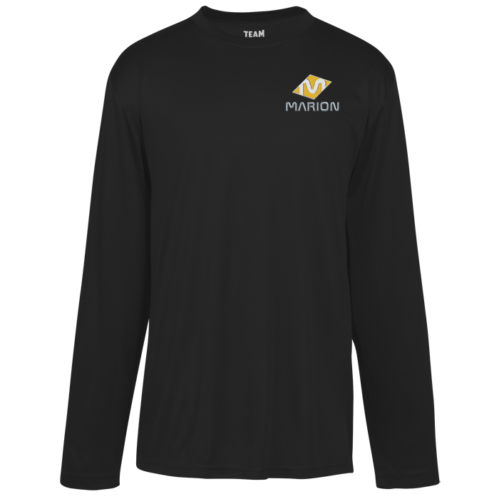 Custom Zone Performance Long Sleeve Tee - Men's - Embroidered