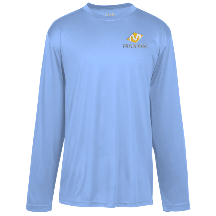 Custom Zone Performance Long Sleeve Tee - Men's - Embroidered