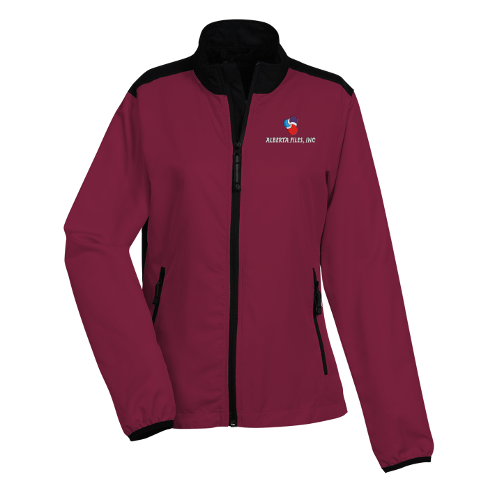 Custom Hudson Colourblock Lightweight Jacket - Ladies' - 24 hr