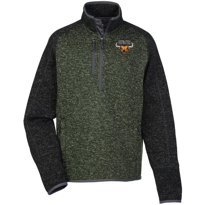Custom Vorlage 1/2-Zip Knit Jacket - Men's