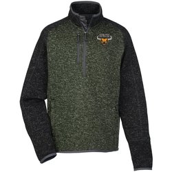 Custom Vorlage 1/2-Zip Knit Jacket - Men's