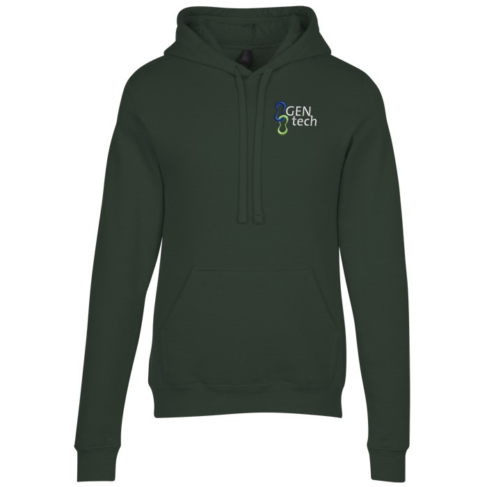 Custom M&O Knits Cotton Blend Hooded Sweatshirt - Embroidered