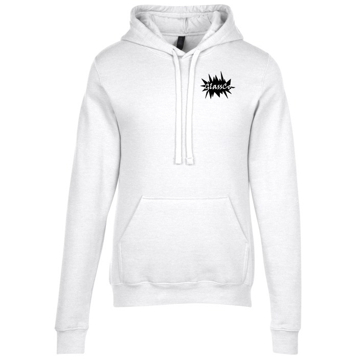Custom M&O Knits Cotton Blend Hooded Sweatshirt - Screen