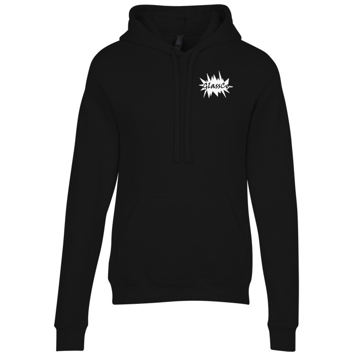 Custom M&O Knits Cotton Blend Hooded Sweatshirt - Screen