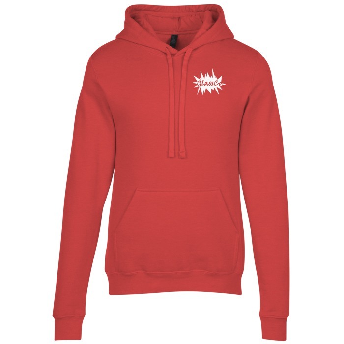 Custom M&O Knits Cotton Blend Hooded Sweatshirt - Screen