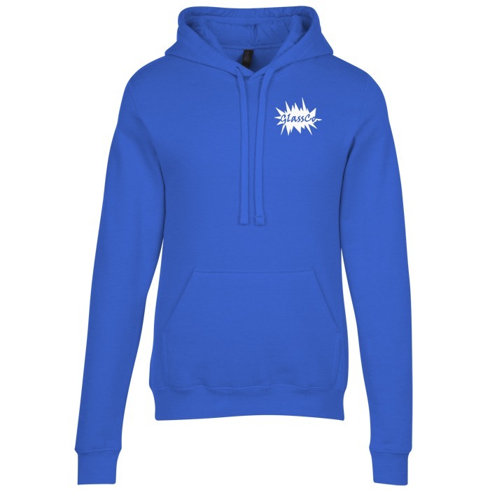 Custom M&O Knits Cotton Blend Hooded Sweatshirt - Screen