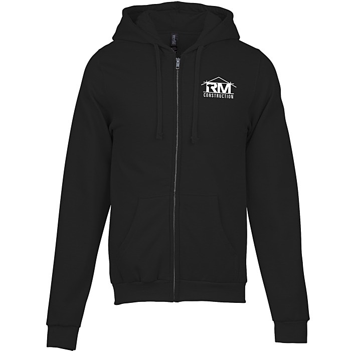 Custom M&O Knits Cotton Blend Full-Zip Sweatshirt - Screen