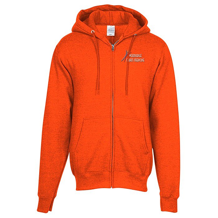 Custom Everyday Full-Zip Hooded Sweatshirt - Embroidered