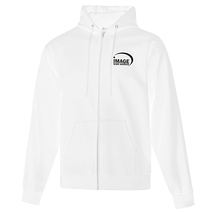 Custom Everyday Full-Zip Hooded Sweatshirt - Screen