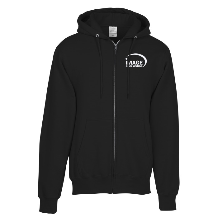 Custom Everyday Full-Zip Hooded Sweatshirt - Screen