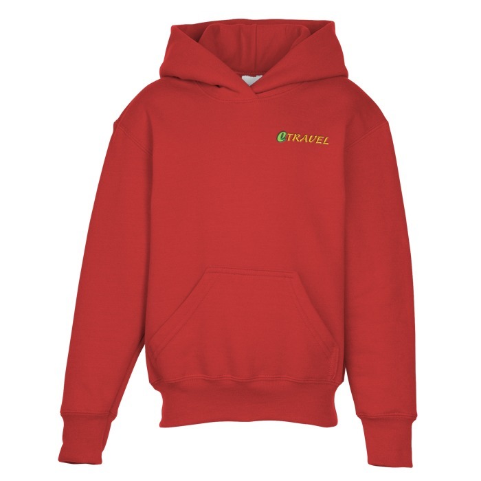 Custom Everyday Hooded Sweatshirt - Youth - Embroidered