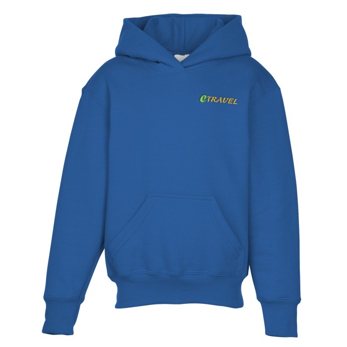 Custom Everyday Hooded Sweatshirt - Youth - Embroidered