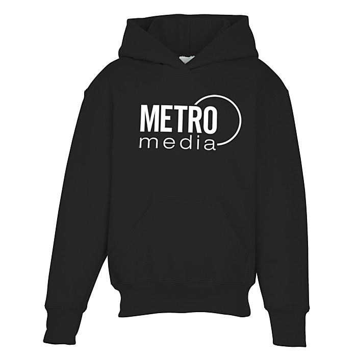 Custom Everyday Hooded Sweatshirt - Youth - Screen